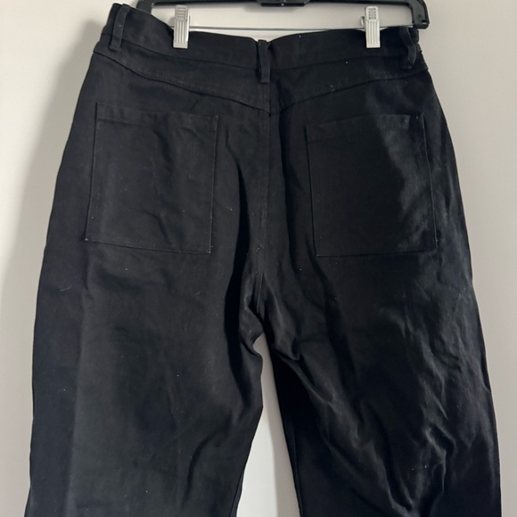 Naked Wardrobe Black Flare & Wide Leg Jeans - Picture 4 of 6